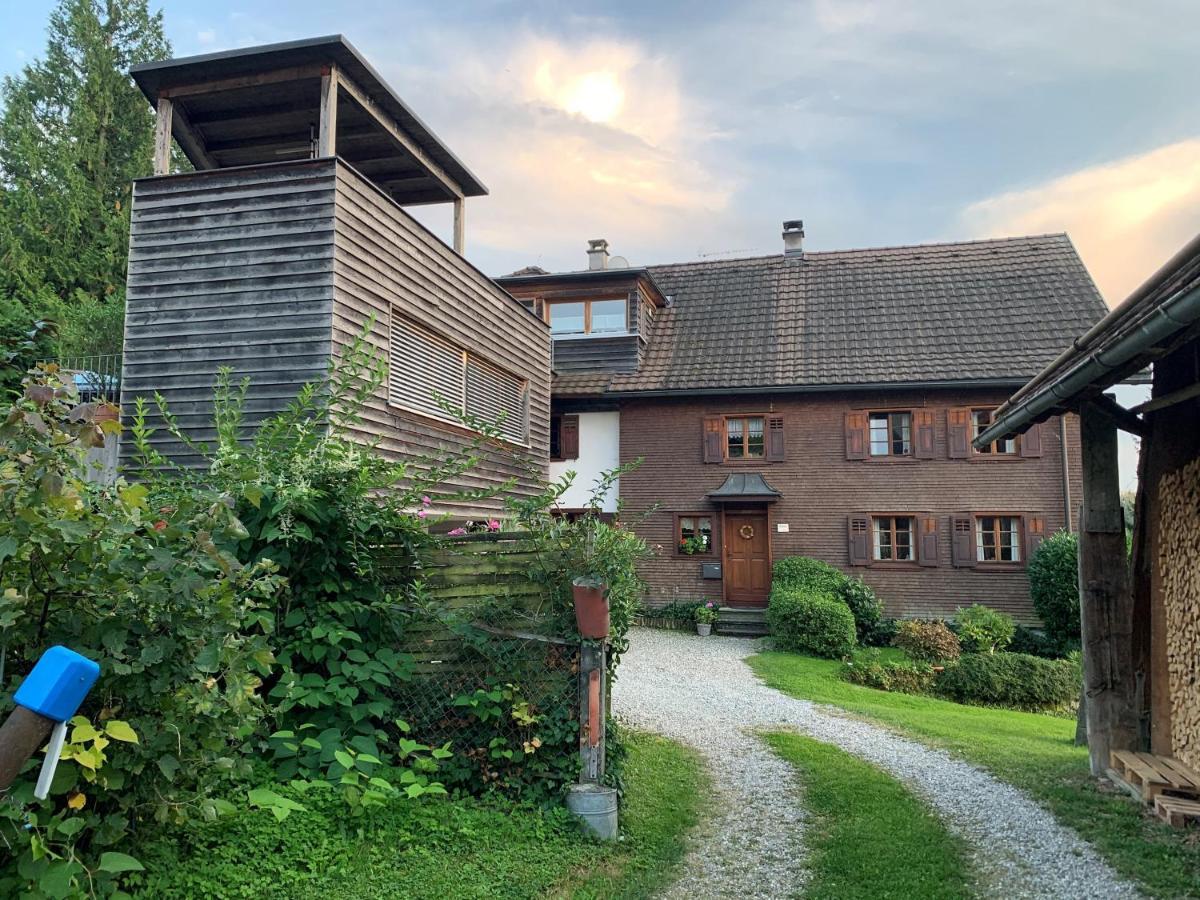 Bauernhaus Am Pfaenderhang Mit Seeblick Lochau Exterior foto